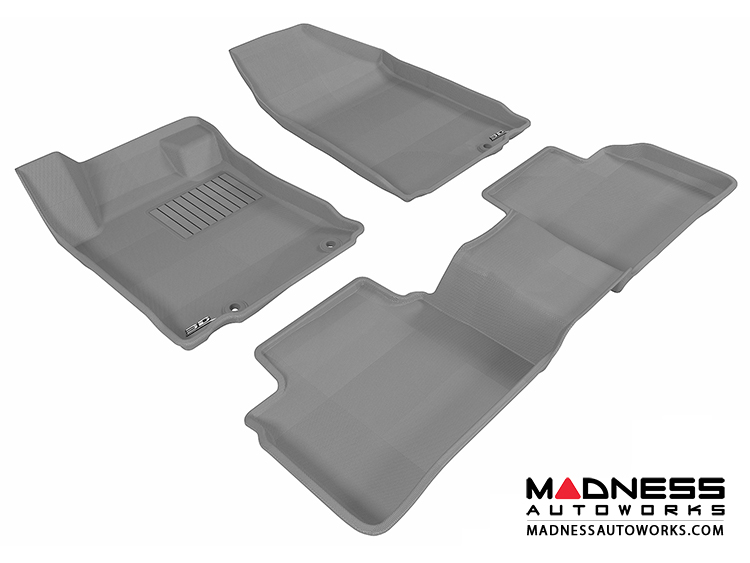 Nissan Altima Sedan Floor Mats (Set of 3) Gray by 3D MAXpider